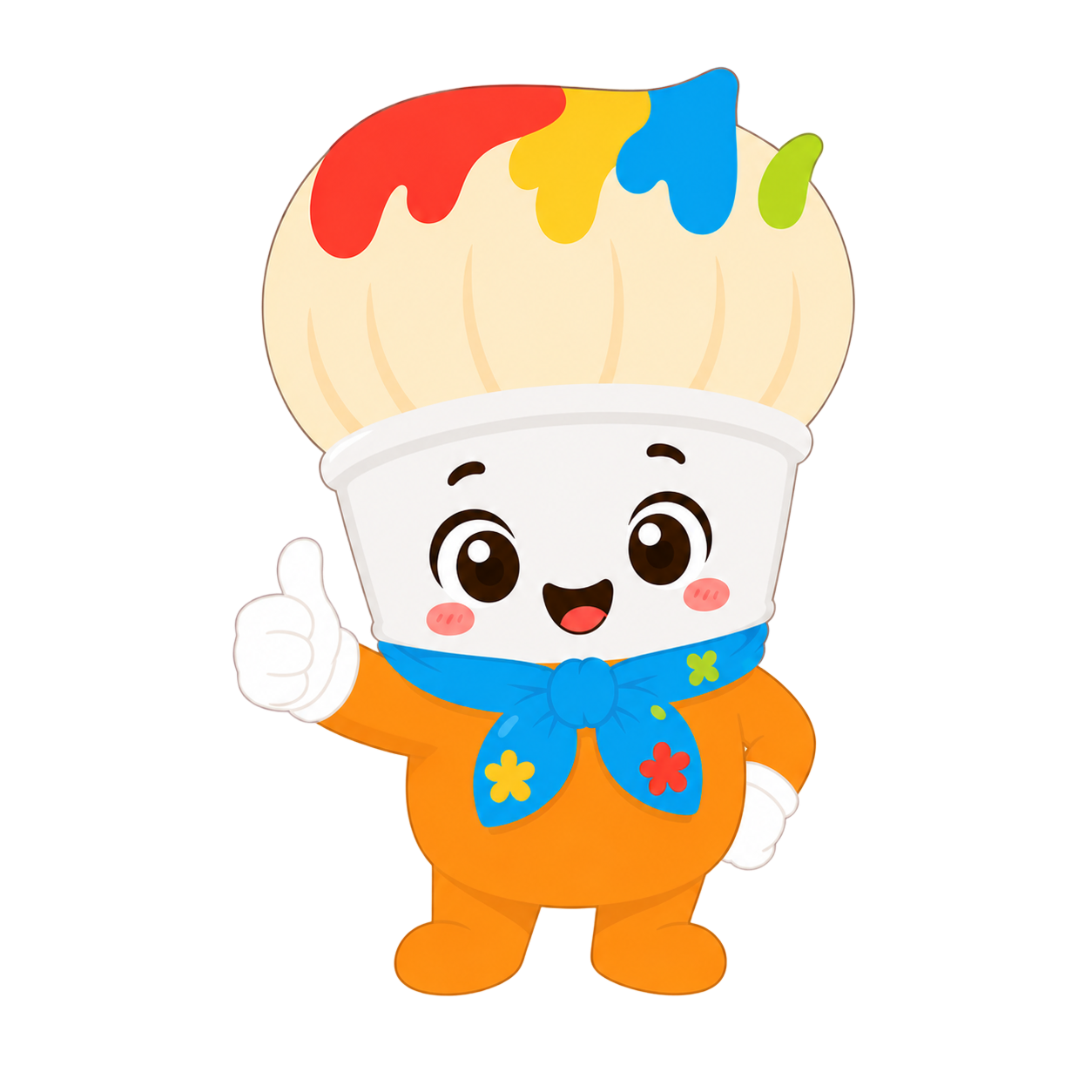 Brushi thumbs up